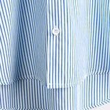 Mandarin Collar Striped Men's Shirt