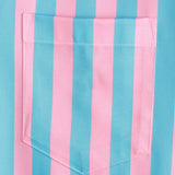 Blue Flamingo Striped Men's Shirt
