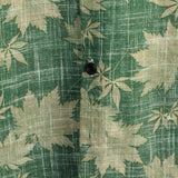 Green Retro Pocket Hawaiian Men's Shirt