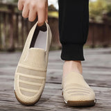 Elegant Men's Crochet Knit Shoes