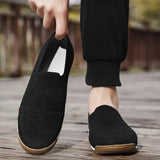 Elegant Men's Crochet Knit Shoes