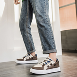 Brown Men's Leather Sneakers