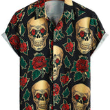 Pink Skull Men's Shirt