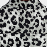 Grey Leopard Print Men's Shirt