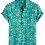 Jeff Men's Retro Short-Sleeve Shirt
