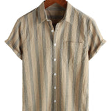 Austin Men's Hawaiian Chest Pocket Short-Sleeve Shirt