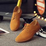 Men's Suede Oxford Shoes