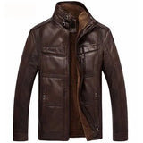 Men's Brown Leather Jacket