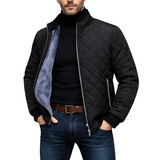 Men's Quilted Jacket with Fleece Lining