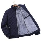 Men's Quilted Jacket with Fleece Lining