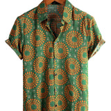 70s Boho Hawaiian Men's Shirt