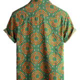 70s Boho Hawaiian Men's Shirt