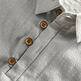 Grant Men's Linen-Blend Polo Shirt