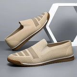 Elegant Men's Crochet Knit Shoes