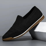 Elegant Men's Crochet Knit Shoes