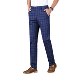 Men's Plaid Office Pants