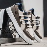 Brown Men's Leather Sneakers