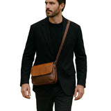 Quinn Men's Leather Shoulder Bag