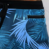 Wyatt Men's Tropical Print Swim Boxer Briefs