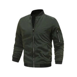 Sleek Men's Casual Bomber Jacket
