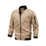 Sleek Men's Casual Bomber Jacket