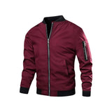 Sleek Men's Casual Bomber Jacket