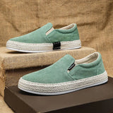 Elegant Men's Canvas Slip-On Shoes