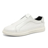 Classic Men's Leather Slip-On Shoes
