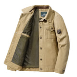 Elegant Men's Cotton Windbreaker