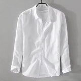 Casual Men's Cotton-Linen Shirt