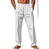 Men's Hawaiian Linen-Blend Pants