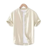 Men's Summer Cotton-Linen Shirt