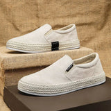 Elegant Men's Canvas Slip-On Shoes