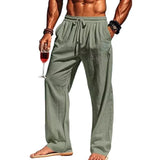 Men's Hawaiian Linen-Blend Pants