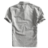 Grant Men's Linen-Blend Polo Shirt