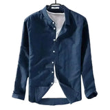 Casual Men's Cotton-Linen Shirt