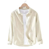 Casual Men's Cotton-Linen Shirt