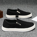 Elegant Men's Canvas Slip-On Shoes