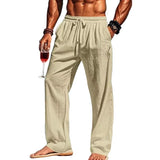 Men's Hawaiian Linen-Blend Pants
