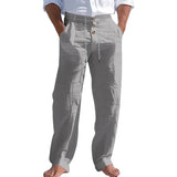 Summer Men's Linen-Blend Pants