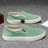 Elegant Men's Canvas Slip-On Shoes