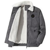 Men's Corduroy Jacket with Fleece Lining