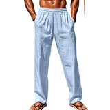 Men's Hawaiian Linen-Blend Pants