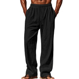 Comfort-Fit Men's Linen-Blend Pants