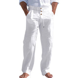 Summer Men's Linen-Blend Pants