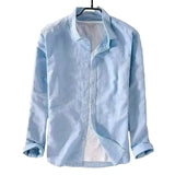 Casual Men's Cotton-Linen Shirt