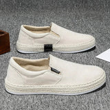 Elegant Men's Canvas Slip-On Shoes