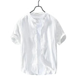 Men's Summer Cotton-Linen Shirt