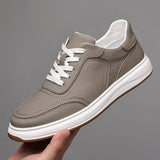 Minimalist Men's Leather Sneakers