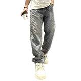 Men's Jacquard Denim Jeans
